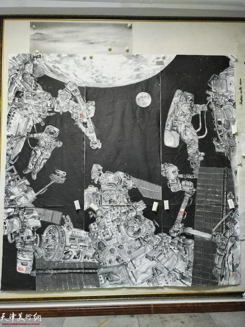 畫家梁健《逐夢(mèng)寰宇》創(chuàng)作完成，入選中國(guó)文聯(lián)青年文藝創(chuàng)作扶持計(jì)劃，推動(dòng)文化藝術(shù)交流